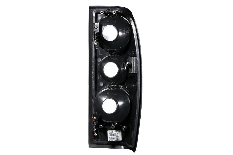 ANZO Euro Tail Lights, Black - 1998-2004 Nissan Frontier - ANZO part 211115 view 2