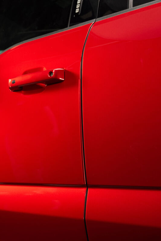 Husky Liners Door Edge Guards (4pc Set) for 2021-2025 Ford F150 - Rapid Red Metallic Tri Coat - view 5