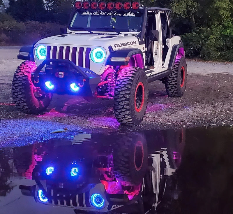 ORACLE Lighting Bluetooth + RF Underbody Rock Light Kit - 4 PCS - ColorSHIFT - 5818-333 - view 8