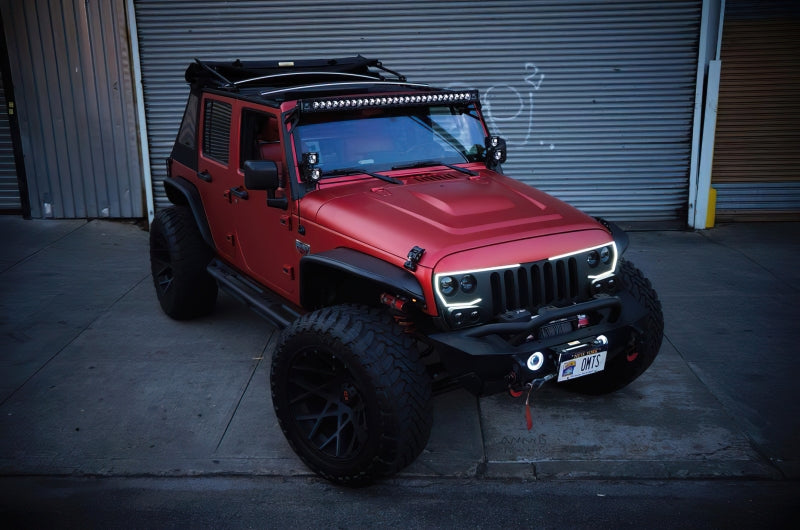 ORACLE Lighting VECTOR Series Full LED Grille - Jeep Wrangler JK - NA - 5817-PRO - view 7