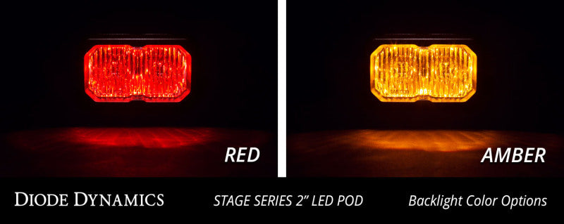 Diode Dynamics Stage Series 2 In LED Pod Sport - White Combo Standard ABL (Pair) - DD6388P - view 7