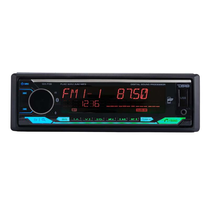 DS18 Single-DIN Head Unit with DSP, Bluetooth and USB - SDX-P100 - view 5