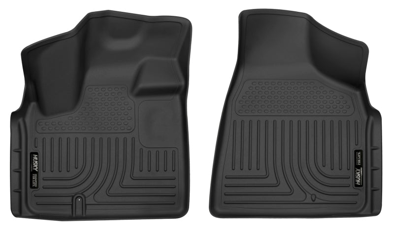 Husky Liners X-act Contour Floor Liners - Jeep, Dodge, Ram & Chrysler - 08-20 Dodge Grand Caravan X-Act Contour Front Black Floor Liners (part 55521)