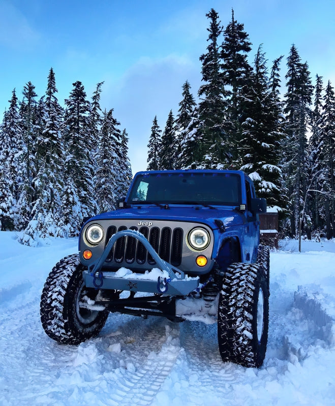 ORACLE Lighting 7in High Powered LED Headlights - Black Bezel - ColorSHIFT No Controller - 5769-334 - view 5