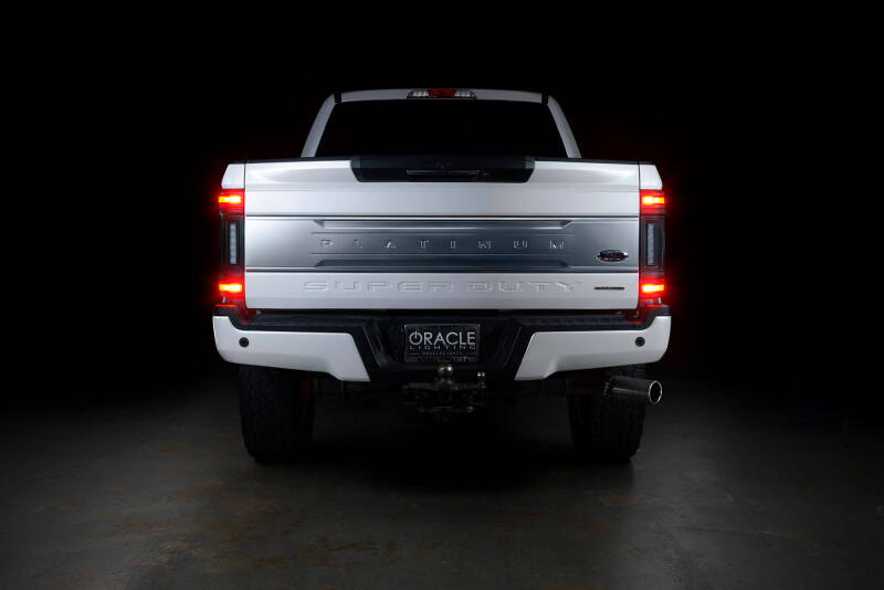 ORACLE Lighting 17-22 Ford F-250/350 (Black Series) Flush Mount LED Tail Lights - 5896-504-T - view 4