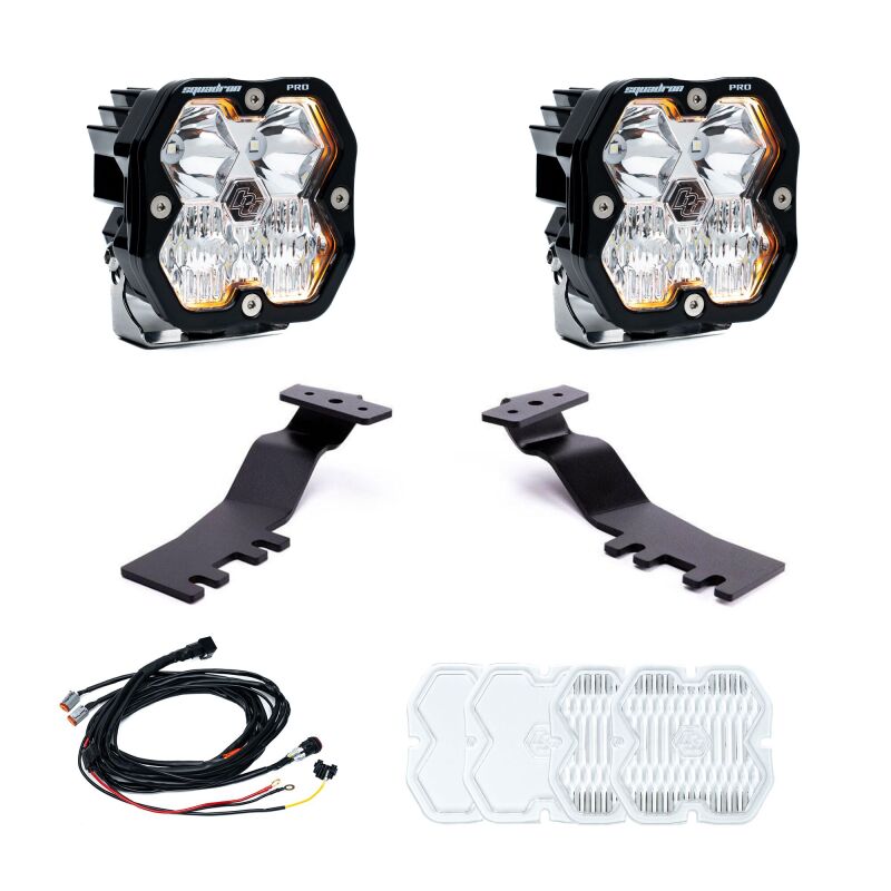 Baja Designs LED Light Kits - Toyota - 2025+ Toyota 4Runner Squadron Pro 2.0 A-Pillar Kit (Driving/Combo) - Clear (part 440011)