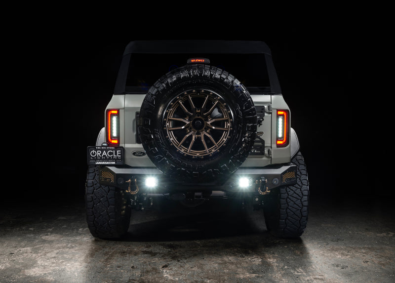 ORACLE Lighting 21-23 Ford Bronco Flush Style LED Taillights - Tinted - 5892-504-T - view 5