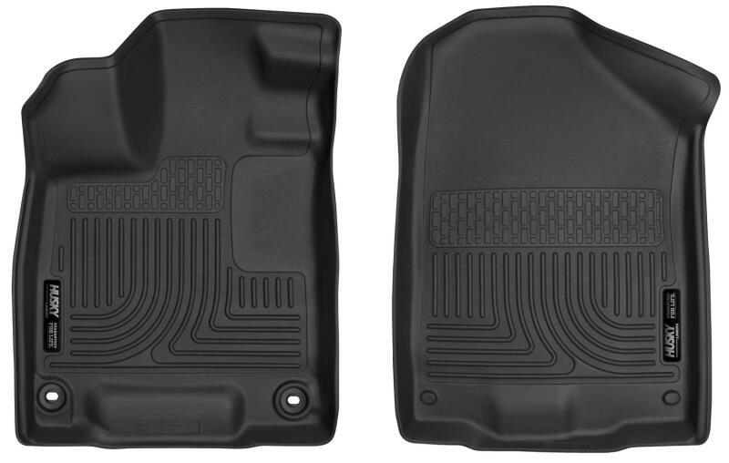 Husky Liners X-act Contour Floor Liners - Honda & Acura - 19-21 Honda Passport / 16-21 Honda Pilot X-act Contour Series Front Floor Liners Black (part 55491)