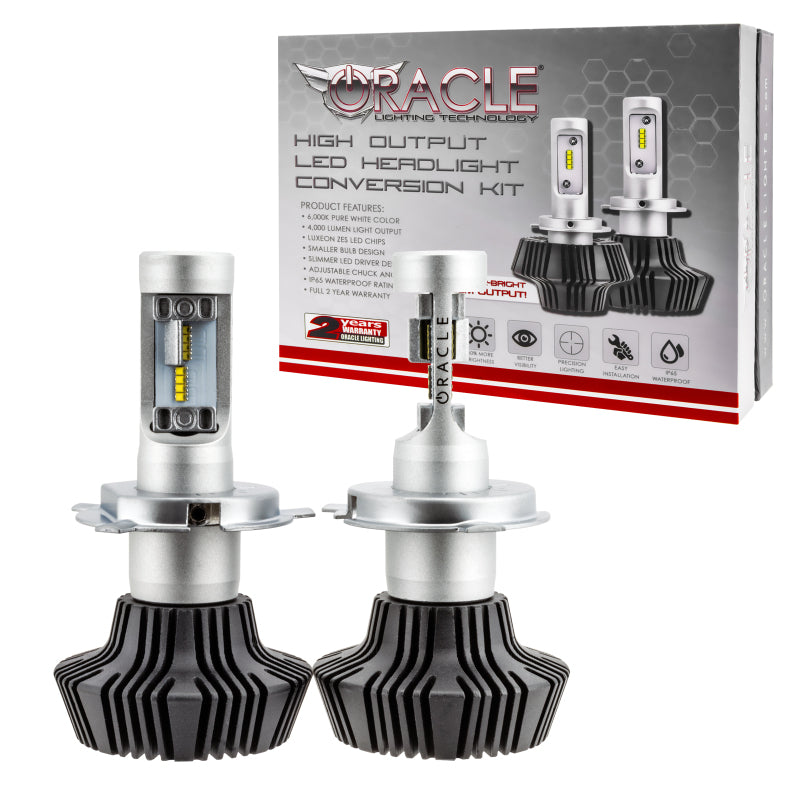 ORACLE Lighting H4 4000 Lumen LED Headlight Bulbs (Pair) - 6000K - 5231-001