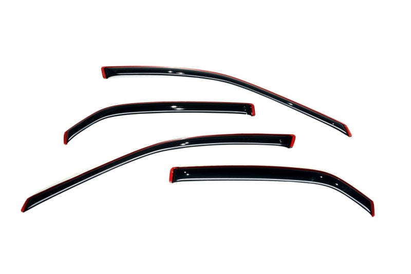 AVS Ventvisor In-Channel Front & Rear Window Deflectors 4pc for 1998-2002 Honda Accord - Smoke - view 5