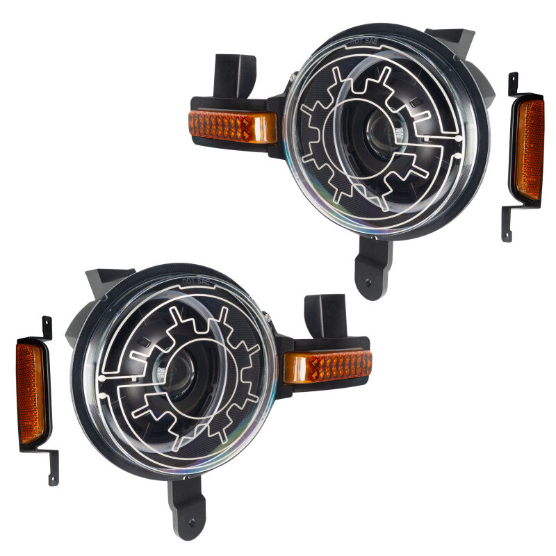 ORACLE Lighting 2021+ Ford Bronco Oculus Bi-LED Projector Headlights w/ Heated Lenses - 5886-111 - view 5
