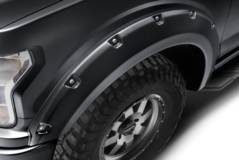 Bushwacker Pocket Style Flares 4 pc for 2018-2019 Ford F-150 - Shadow Black - view 4
