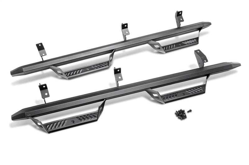 N-Fab Predator Pro Drop Steps, Cab Length - 2014-2018 Silverado/Sierra 1500 Crew Cab - N-Fab part PRC1484CC-TX