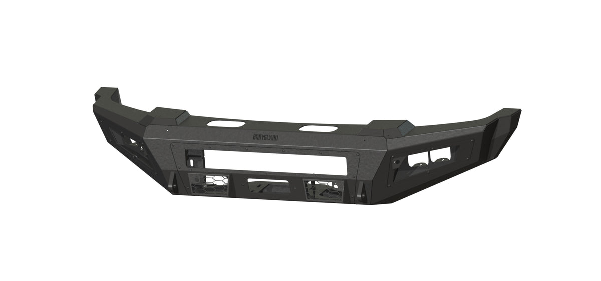 Bodyguard A2 Series Base Front Bumper for 2023-2026 Ford F-450 / F-550 Super Duty - Bare Metal