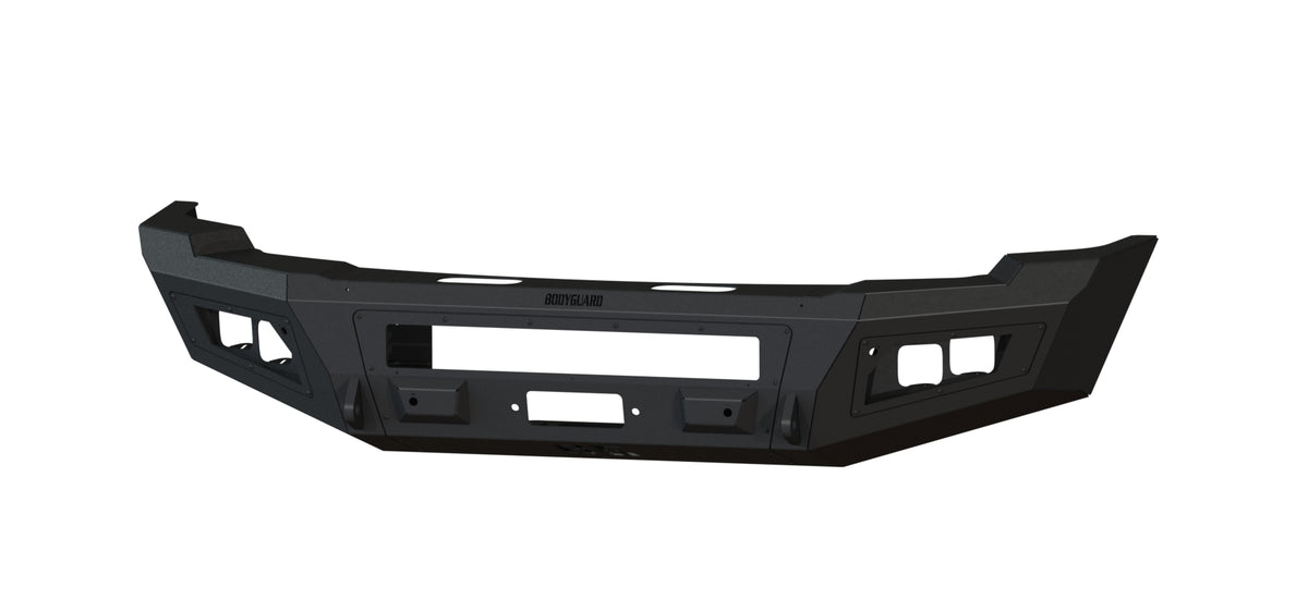Bodyguard A2 Series Base Front Bumper for 2024-2026 GMC Sierra 2500 HD / 3500 HD - Bare Metal