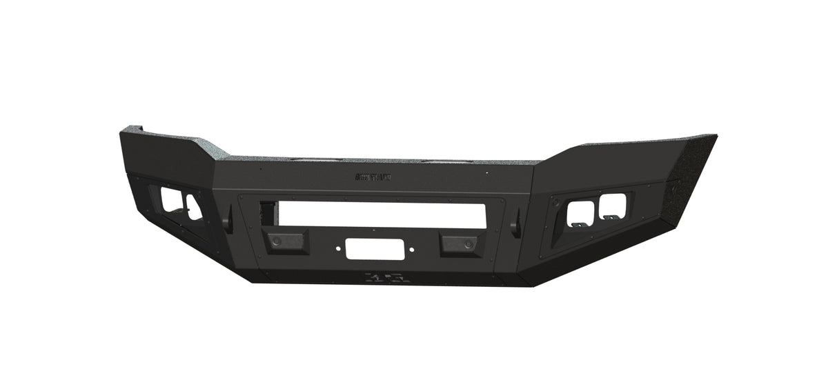 Bodyguard A2 Series Base Front Bumper for 2019-2026 Ram 2500 / 3500 - Textured Black Powder Coat