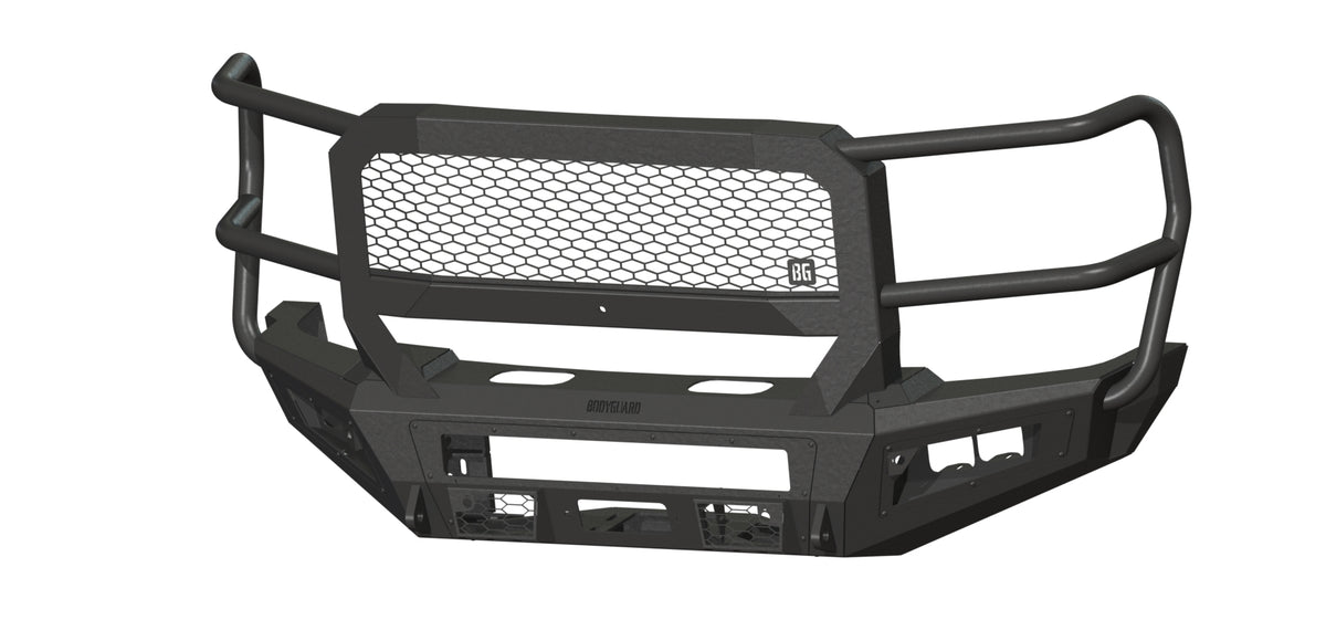 Bodyguard A2 Series Extreme Front Bumper for 2023-2026 Ford F-450 / F-550 Super Duty - Bare Metal