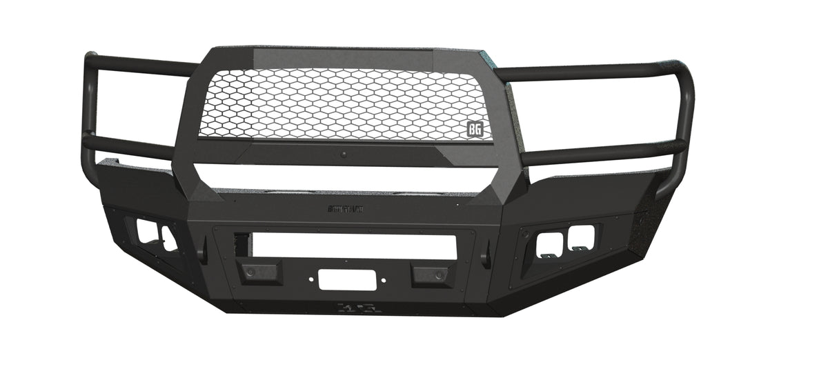 Bodyguard A2 Series Extreme Front Bumper for 2019-2026 Ram 4500 / 5500 - Bare Metal