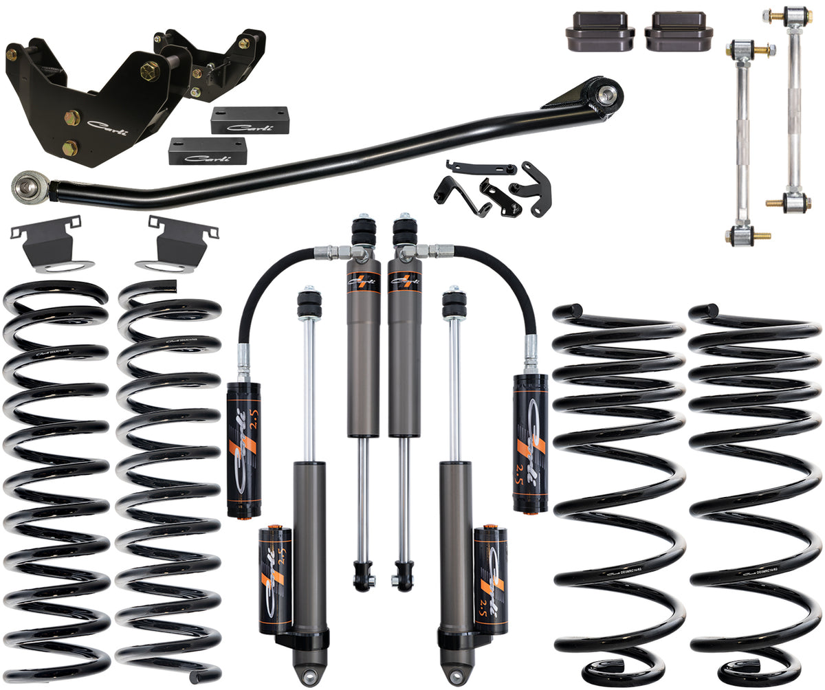 Carli Pathfinder 2.5 System 3.25in Lift - Base Kit - R2 Coils - 2014-2025 Ram 2500 4x4 Diesel - part CS-D3-PF-1419-D-R2