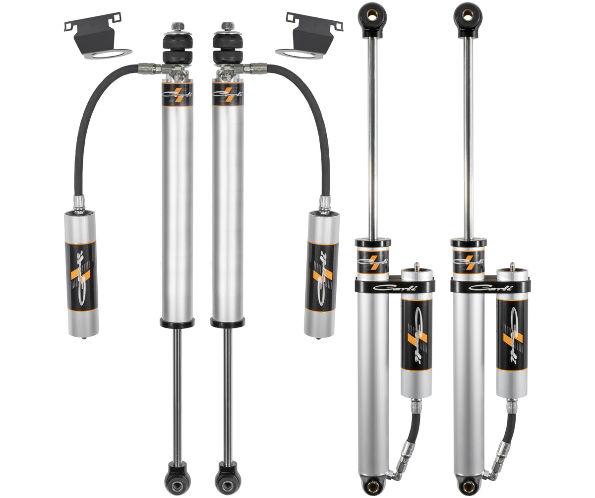 Carli Backcountry 2.0 Remote Reservoir Shock Package 3.25in Lift with Reservoir Mounts - 2013-2023 Ram 3500 4x4 Diesel - part CS-D3SPKG-CS20RR-A