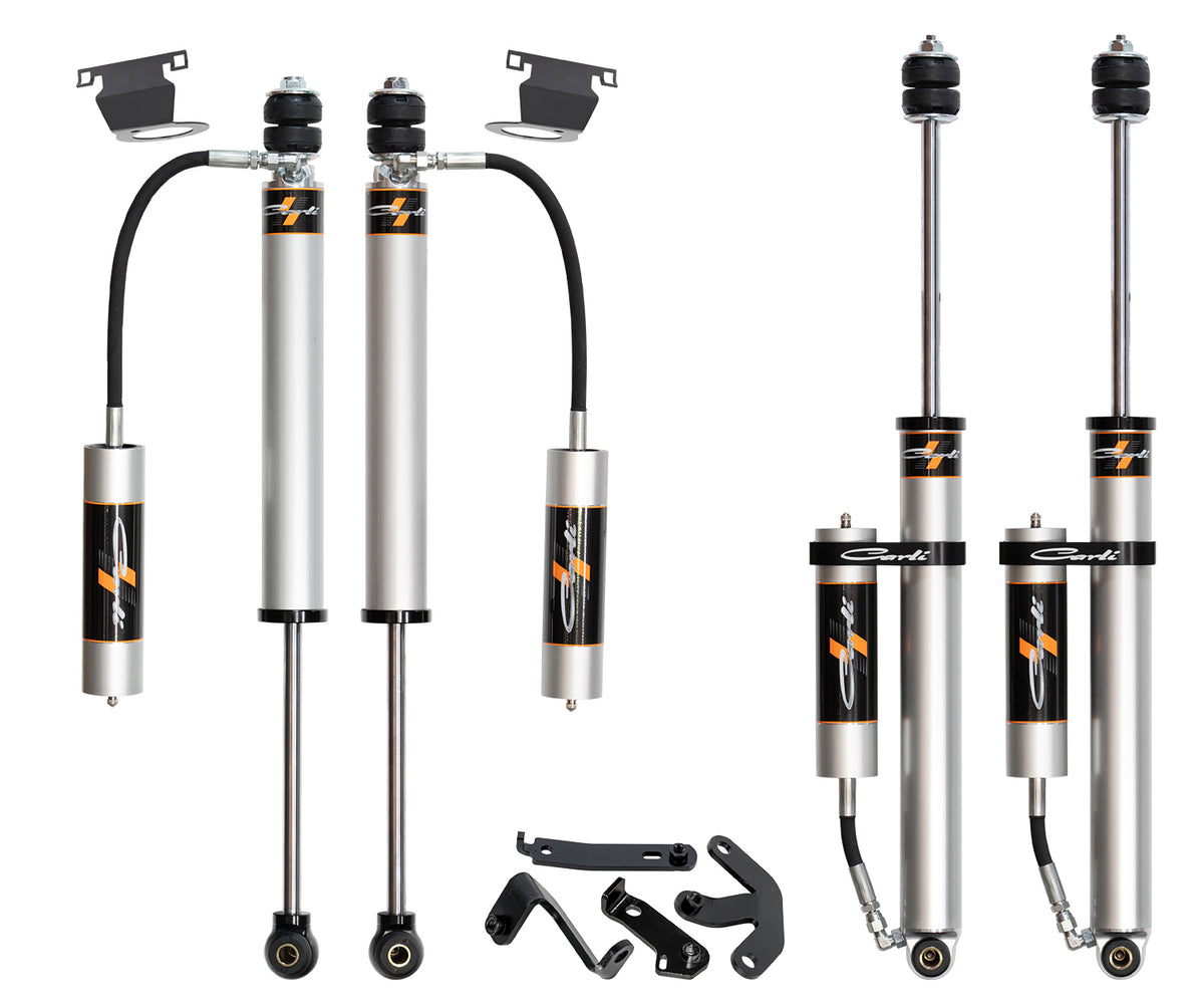 Carli-SPEC 2.0 Remote Reservoir Shock Package 3.25in Lift with Reservoir Mounts - 2014-2023 Ram 2500 4x4 Diesel - part CS-D3SPKG-CS20RR-B