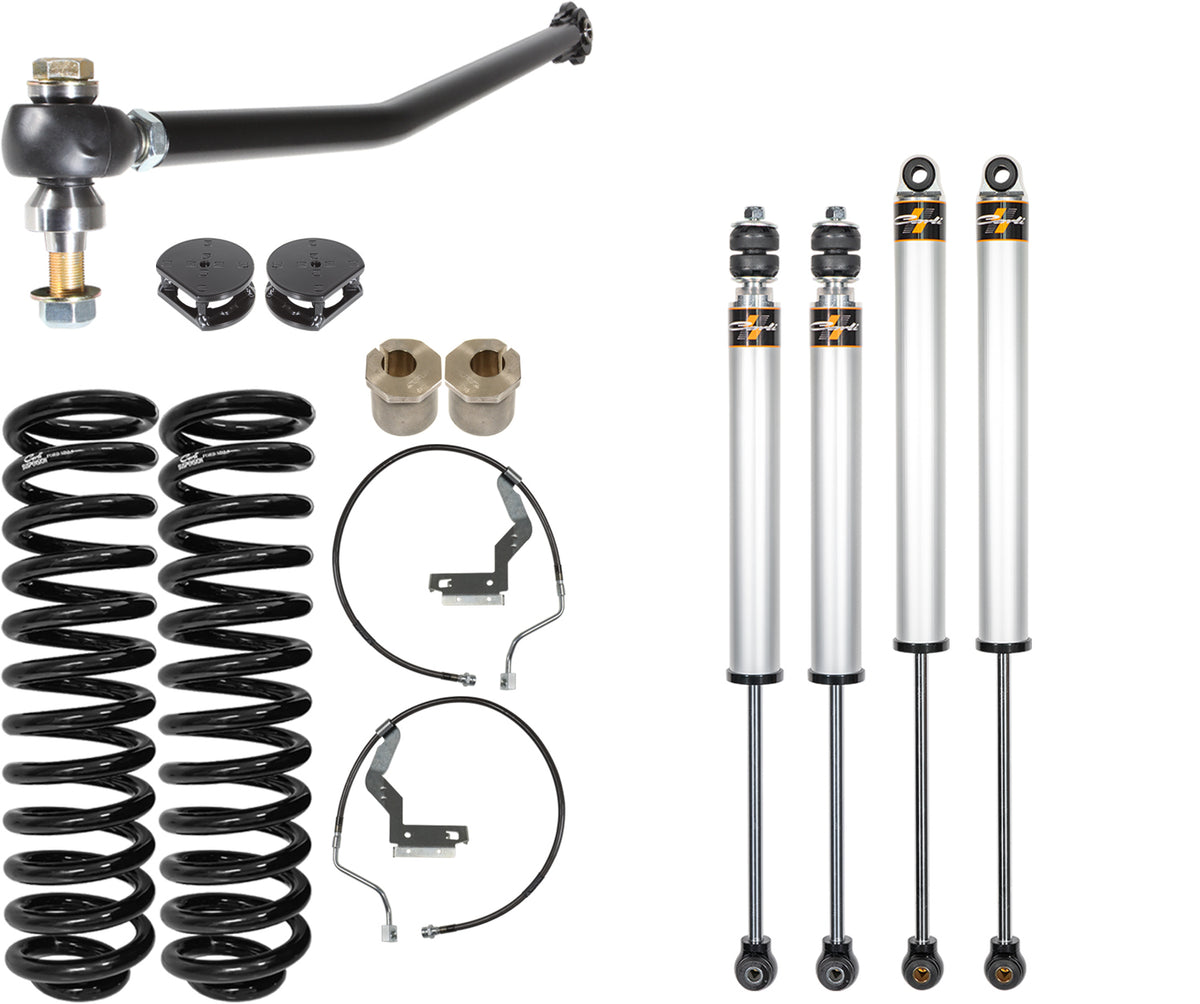 Carli Commuter 2.0 Leveling System - Base Kit - 2017-2023 Ford F-250/F-350 4x4 Diesel - part CS-FLVL-COM-CS-17-FSP