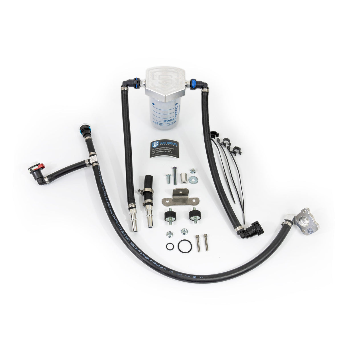 S&S Diesel Motorsport Gen2.1 CP4 Disaster Prevention Kit for 2011–2025 Ford F-250/F-350/F-450 Super Duty 6.7L Power Stroke (CP4-6.7F-BP-G2.1)