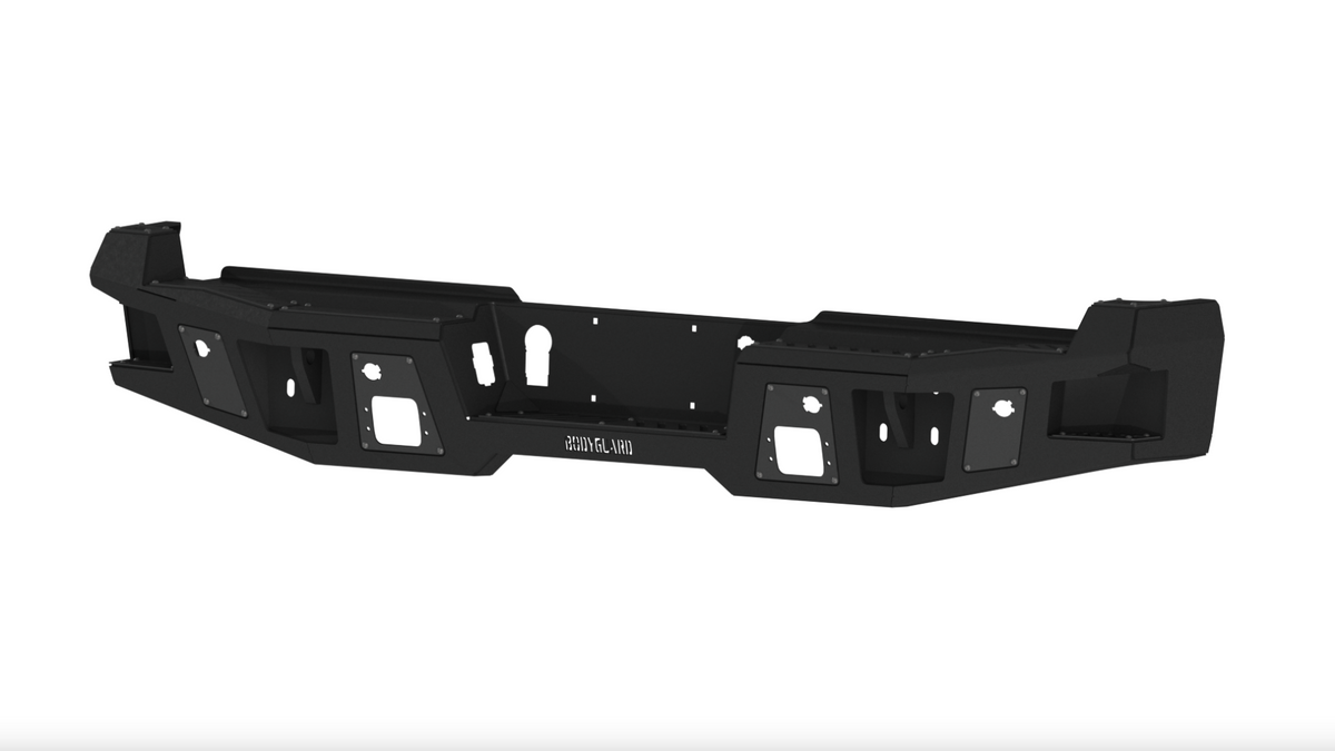 Bodyguard A2 Series Rear Bumper for 2023-2026 Ford F-250 / F-350 / F-450 Super Duty - Bare Metal