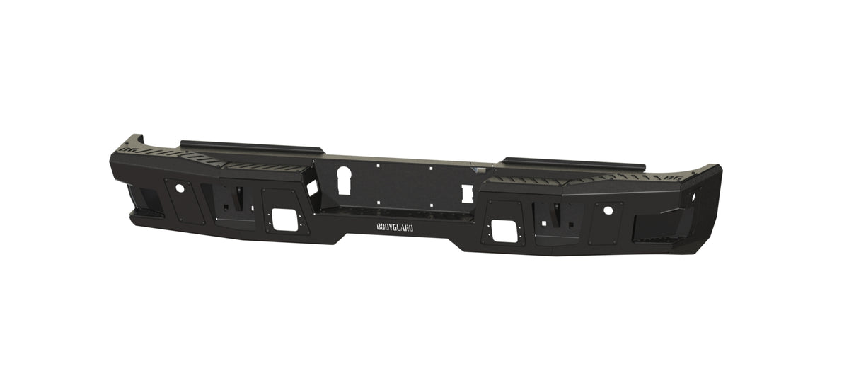 Bodyguard A2 Series Rear Bumper for 2019-2026 Ram 2500 / 3500 - Bare Metal