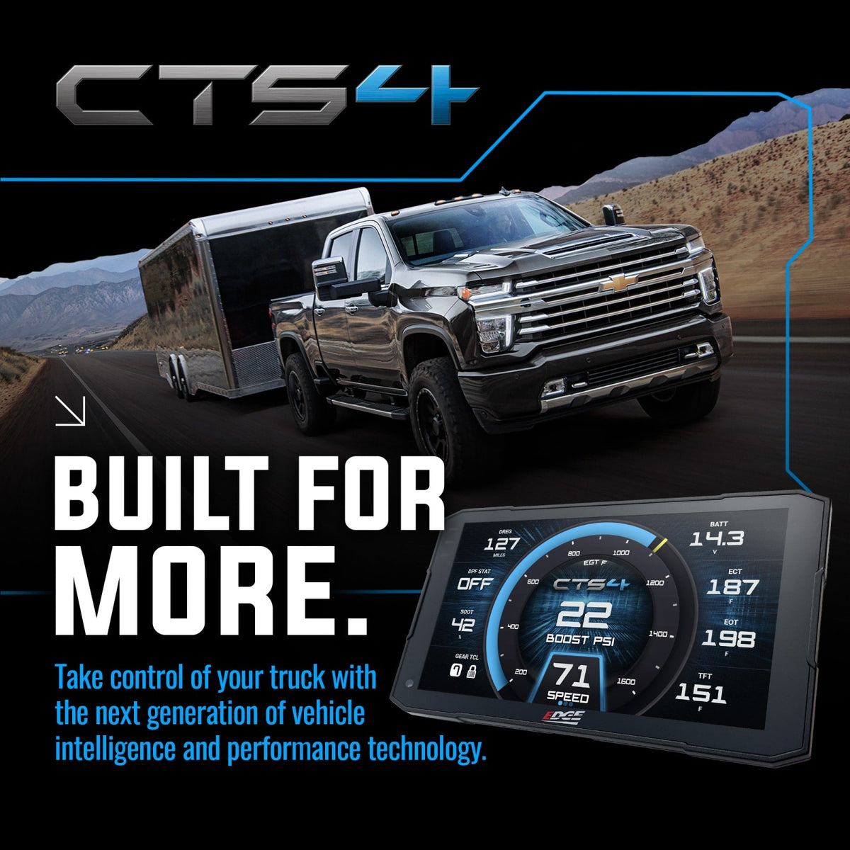 Edge Products Insight CTS4 Digital Gauge Monitor (84130-4)