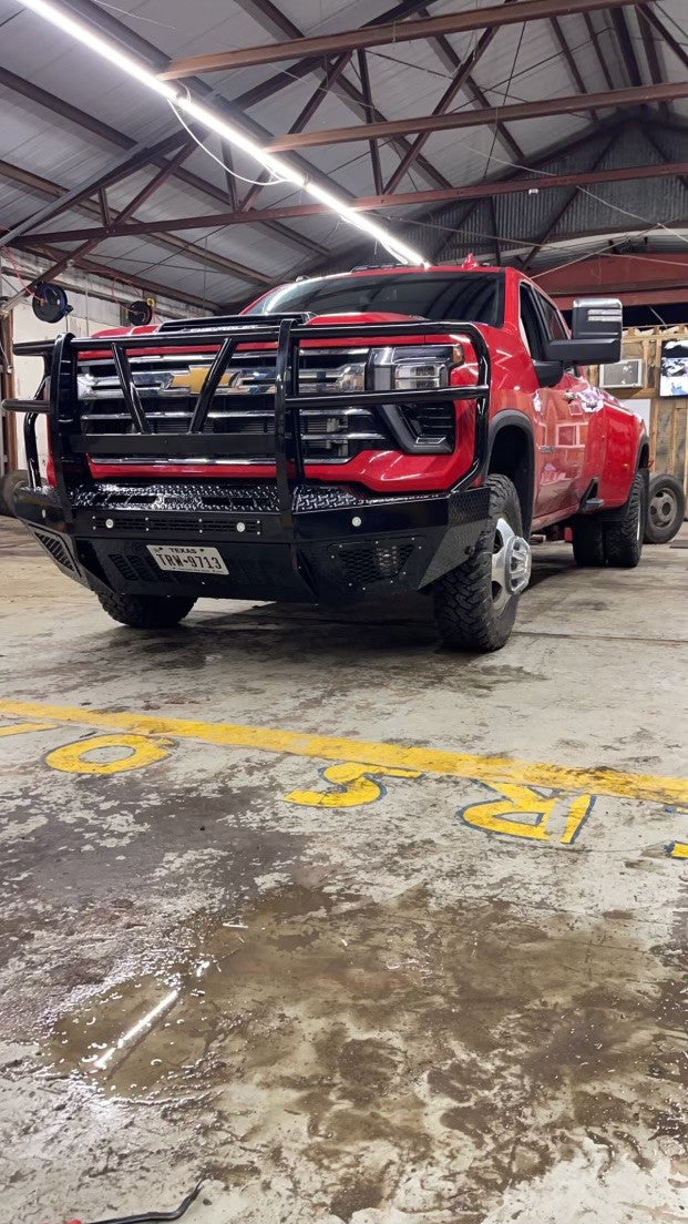 Bodyguard T2 Series Extreme Front Bumper for 2024-2026 Chevrolet Silverado 2500 HD / 3500 HD