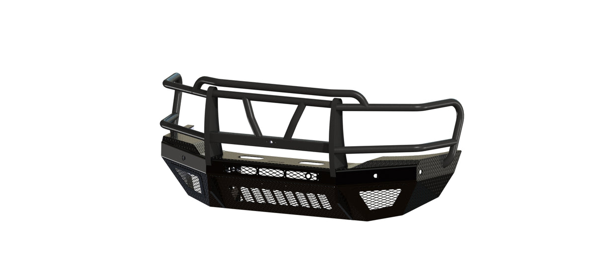Bodyguard T2 Series Extreme Front Bumper for 2019-2026 Ram 2500 / 3500 - Gloss Black Powder Coat