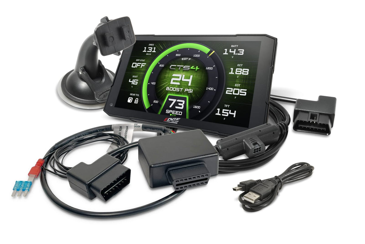 Edge Products Evolution CTS4 Diesel Tuner with Unlock Kit for 2017-2019 Chevrolet Silverado/GMC Sierra 2500HD/3500HD 6.6L L5P Duramax (85500-262)