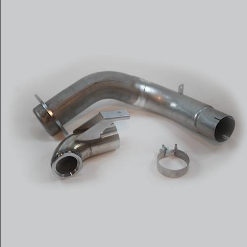No Limit Fabrication 6.7 Power Stroke 4" Stainless Steel Down Pipe - photo 2