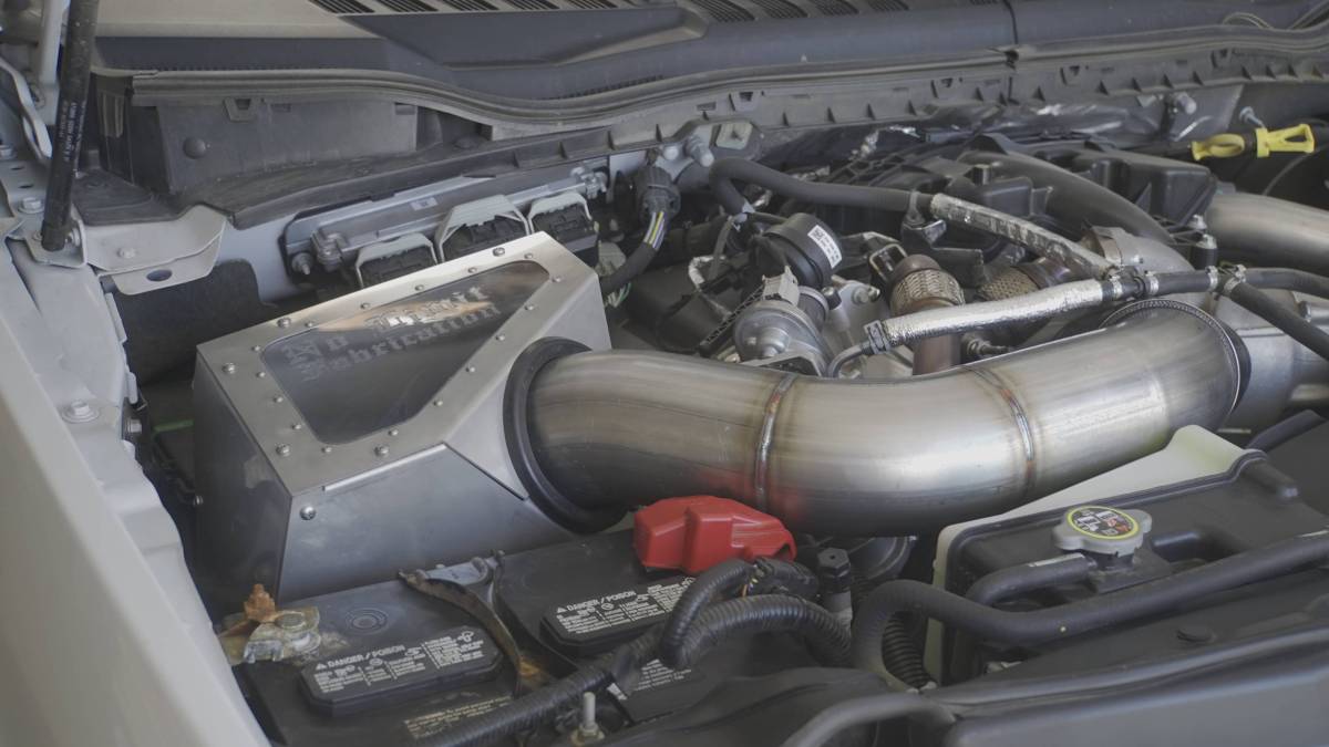 No Limit Fabrication 6.7 Power Stroke Premium Closed Box Cold Air Intake - photo 6