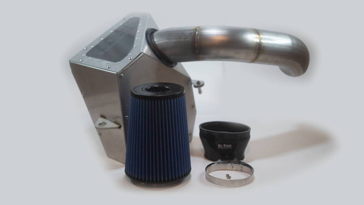 No Limit Fabrication 6.7 Power Stroke Premium Closed Box Cold Air Intake - photo 7