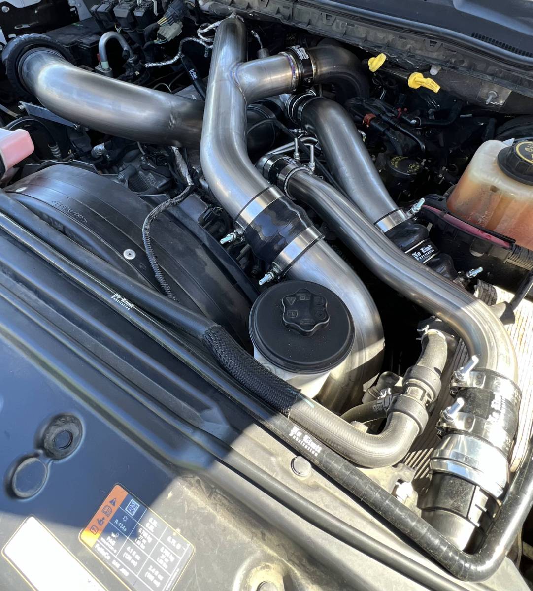 No Limit Fabrication 6.7 Power Stroke 304 Stainless Intercooler Piping Kit - photo 4