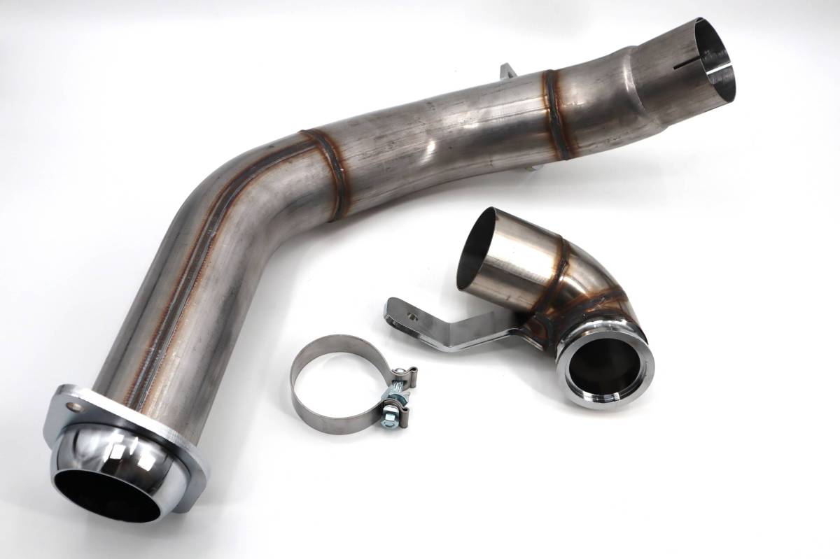 No Limit Fabrication 6.7 Power Stroke 4" Stainless Steel Down Pipe - photo 3