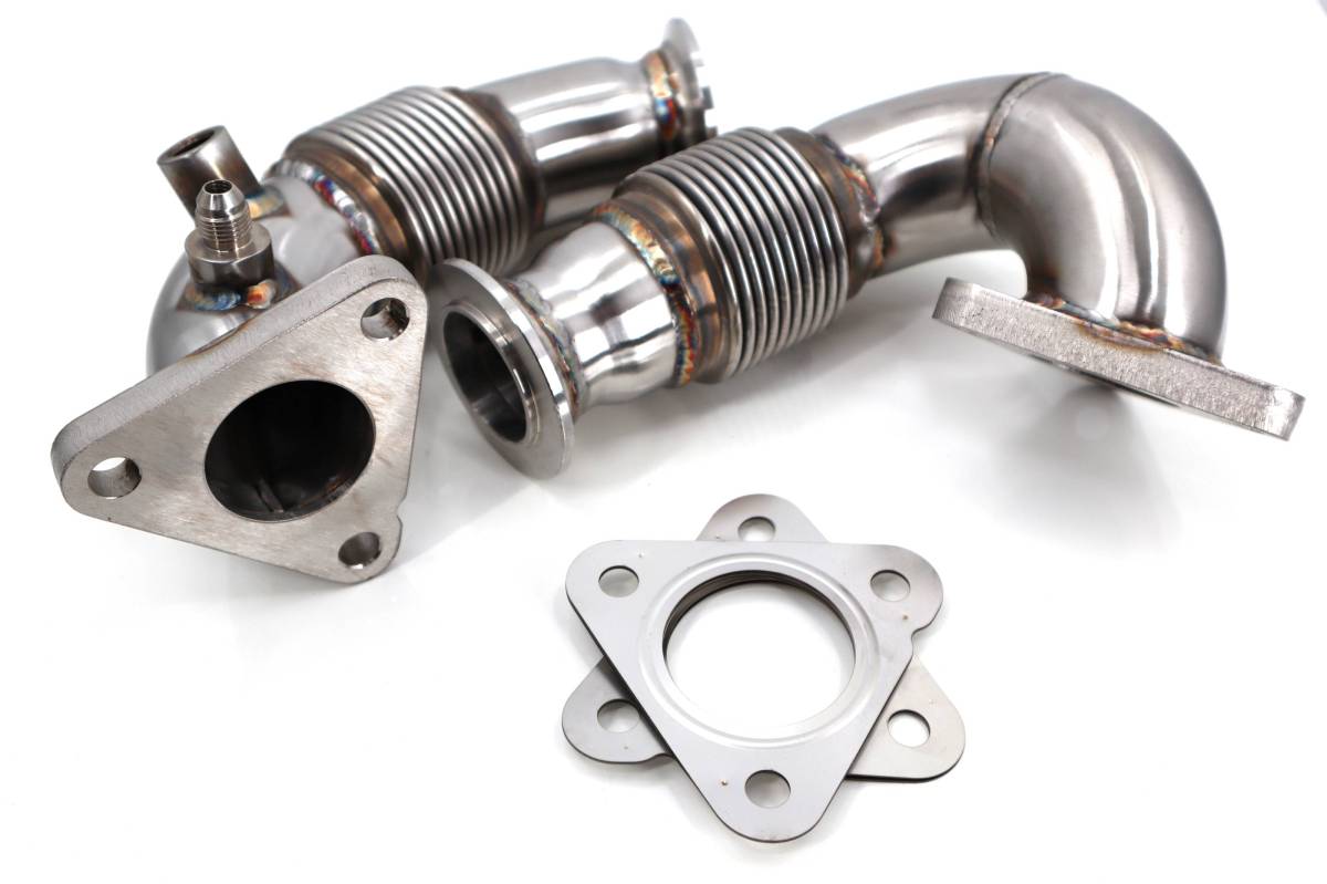 No Limit Fabrication 6.7 Power Stroke Stainless Up-Pipe Kit with HD Bellows - photo 1