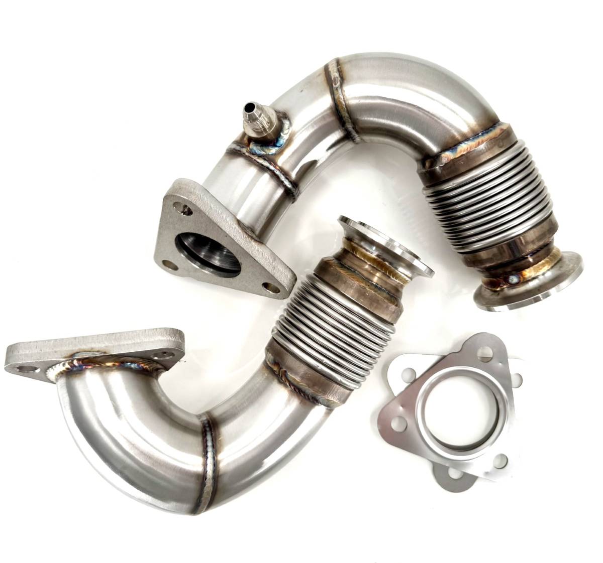 No Limit Fabrication 6.7 Power Stroke Stainless Up-Pipe Kit with HD Bellows - photo 3