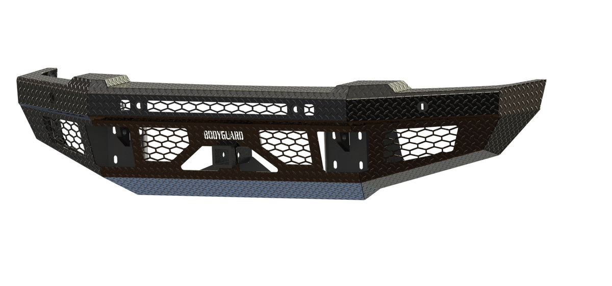 Bodyguard FT Series Base Front Bumper for 2023-2026 Ford F-250 / F-350 Super Duty - Gloss Black Powder Coat