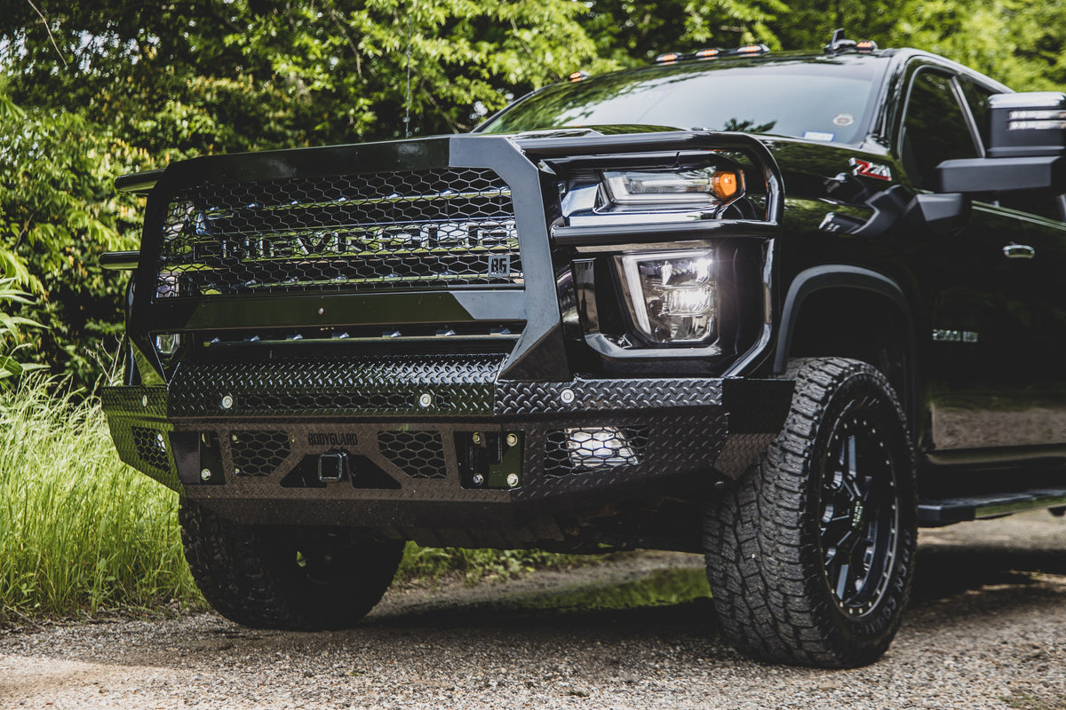 Bodyguard FT Series Extreme Front Bumper for 2020-2023 Chevrolet Silverado 2500 HD / 3500 HD