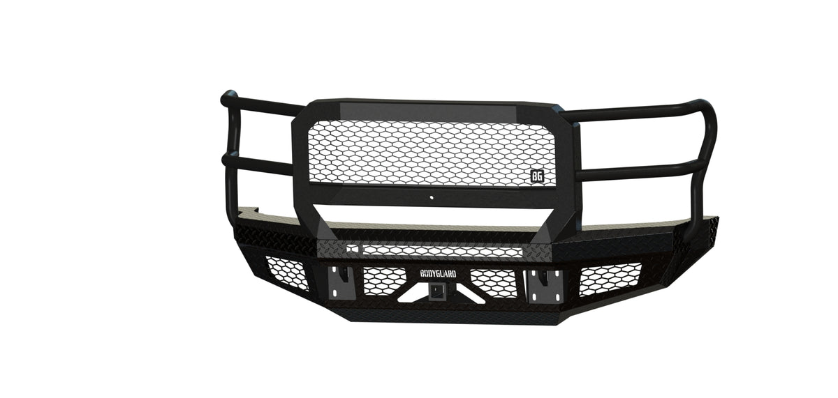 Bodyguard FT Series Extreme Front Bumper for 2017-2022 Ford F-450 / F-550 Super Duty - Gloss Black Powder Coat