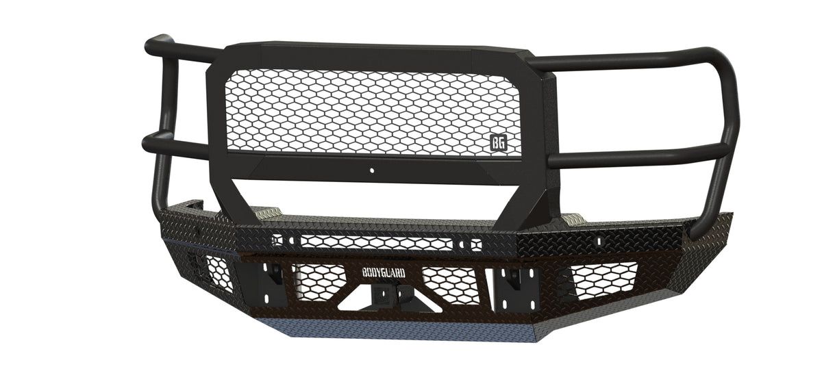 Bodyguard FT Series Extreme Front Bumper for 2023-2026 Ford F-250 / F-350 Super Duty - Gloss Black Powder Coat