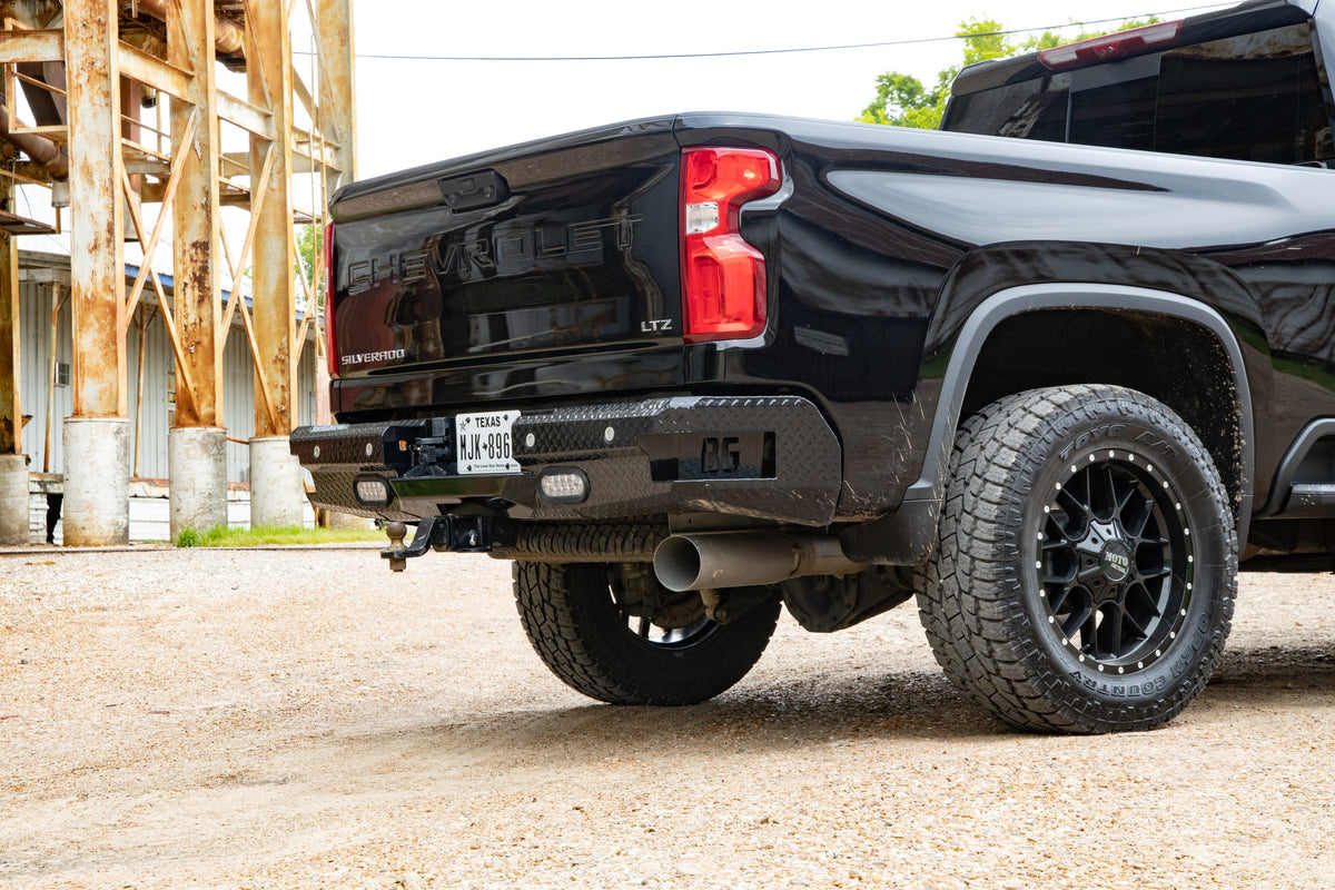 Bodyguard FT Series Rear Bumper for 2020-2026 Chevrolet Silverado / GMC Sierra 2500 HD / 3500 HD