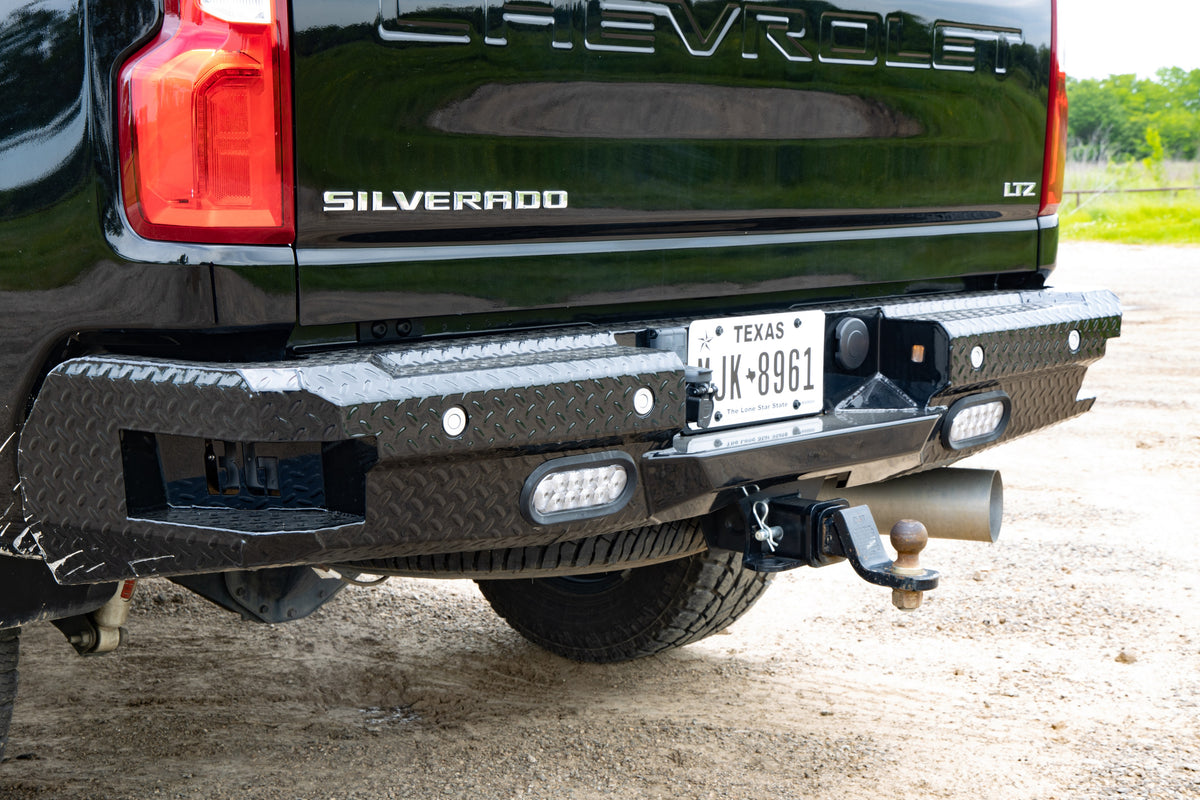 Bodyguard FT Series Rear Bumper for 2020-2026 Chevrolet Silverado / GMC Sierra 2500 HD / 3500 HD