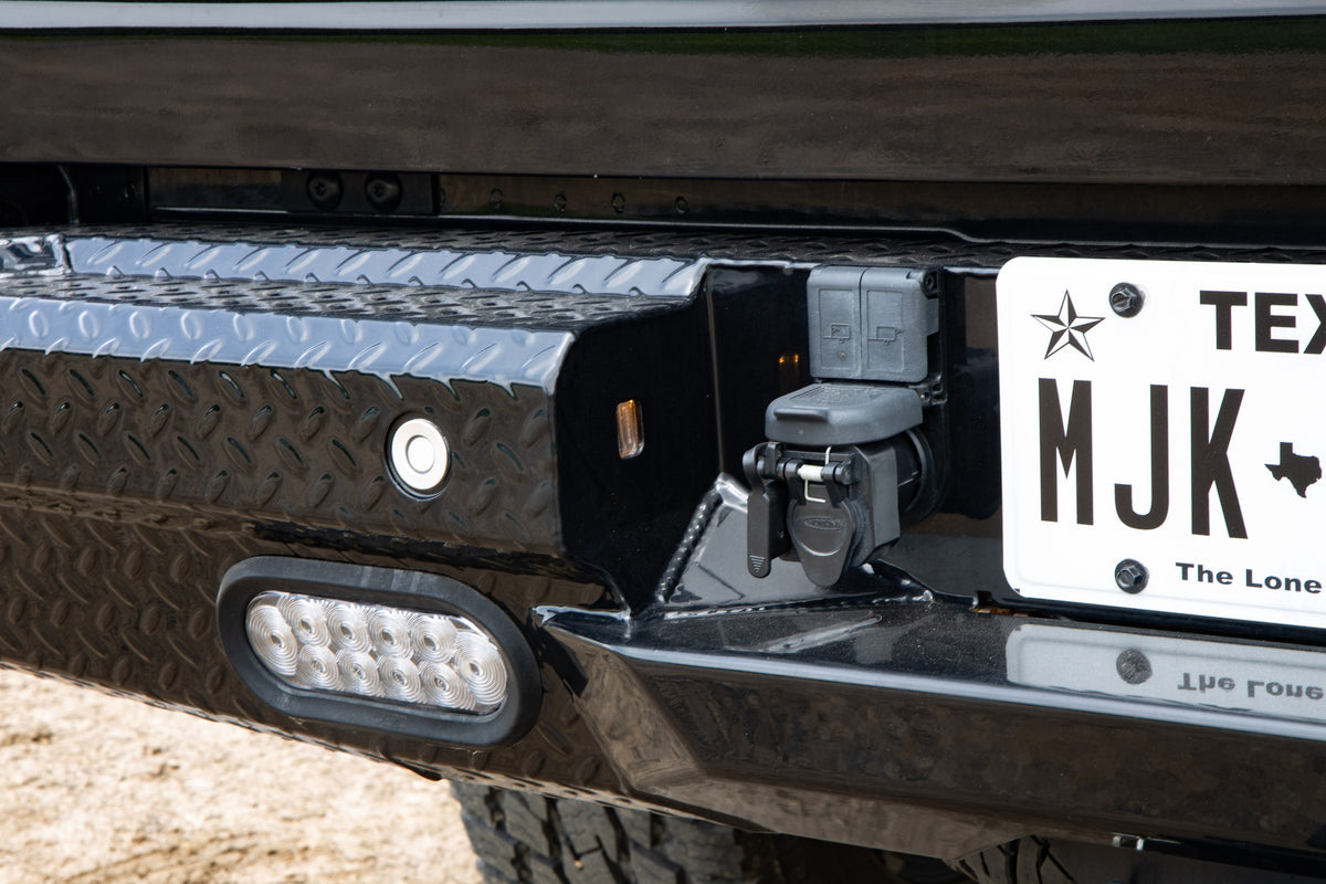 Bodyguard FT Series Rear Bumper for 2020-2026 Chevrolet Silverado / GMC Sierra 2500 HD / 3500 HD