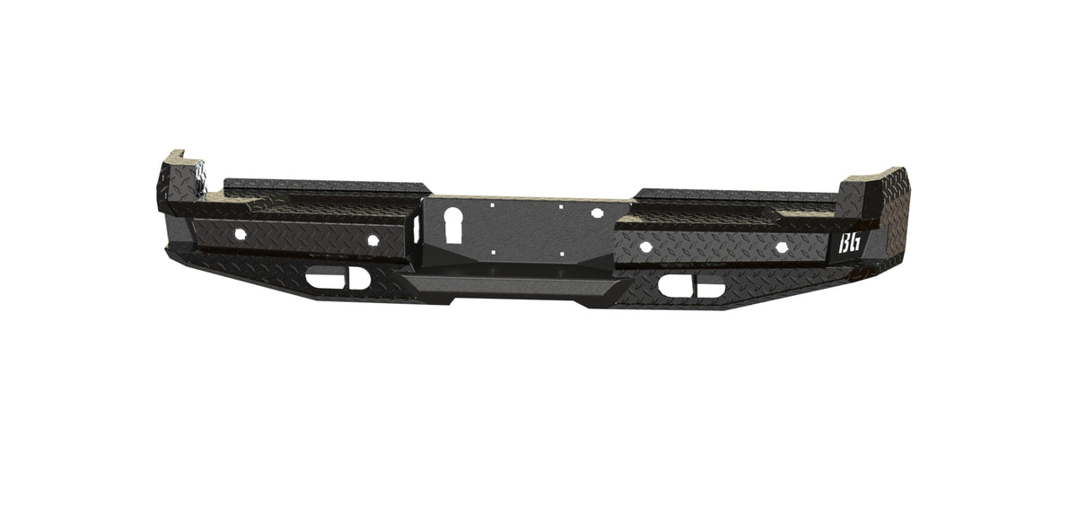 Bodyguard FT Series Rear Bumper for 2023-2026 Ford F-250 / F-350 Super Duty - Gloss Black Powder Coat