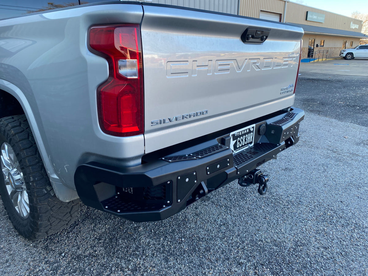 Bodyguard Freedom Series Rear Bumper for 2020-2026 Chevrolet Silverado / GMC Sierra 2500 HD / 3500 HD