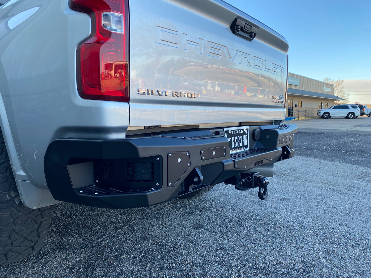 Bodyguard Freedom Series Rear Bumper for 2020-2026 Chevrolet Silverado / GMC Sierra 2500 HD / 3500 HD